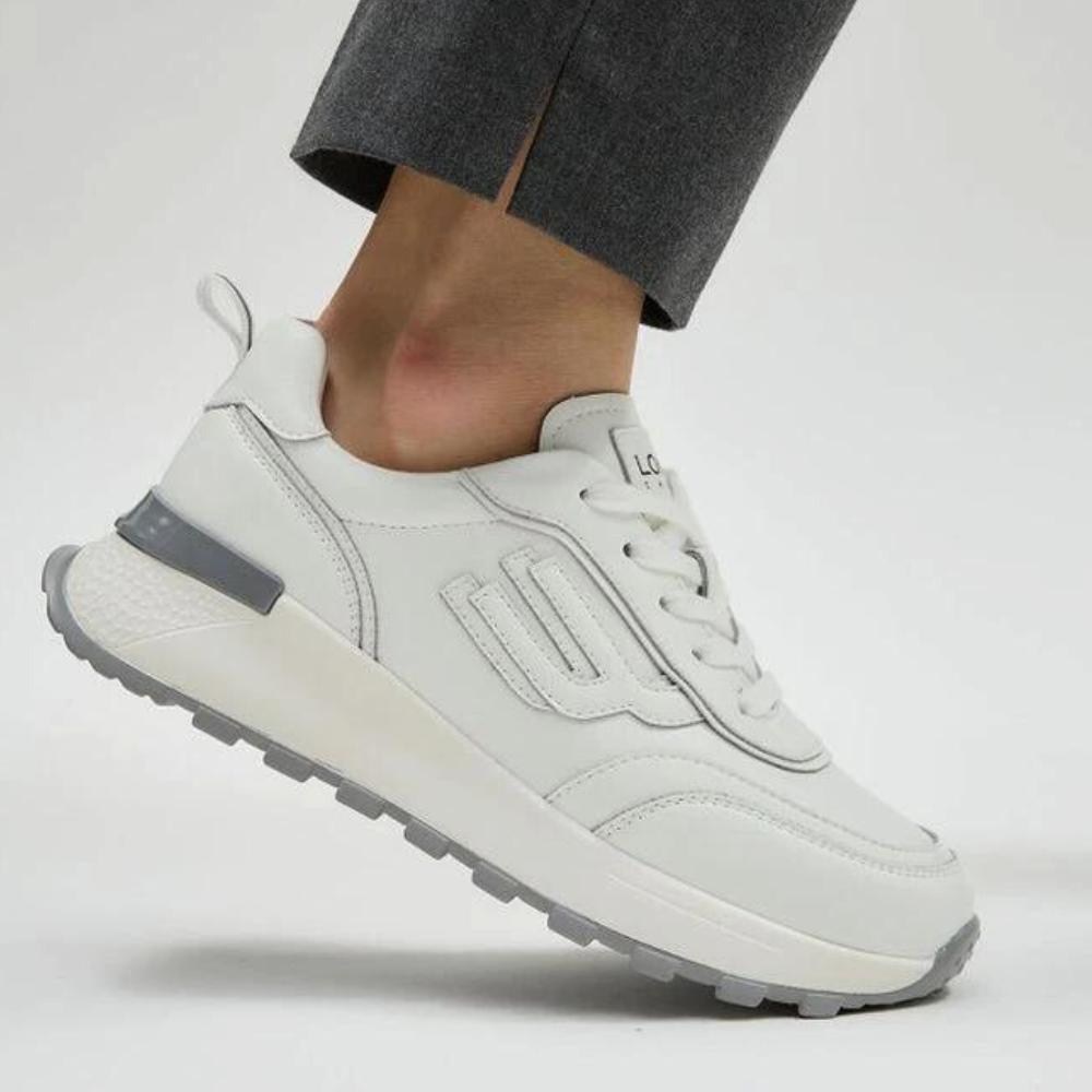 Women’s White Leather Sneakers Lonza 185636 - Stylish & Comfortable