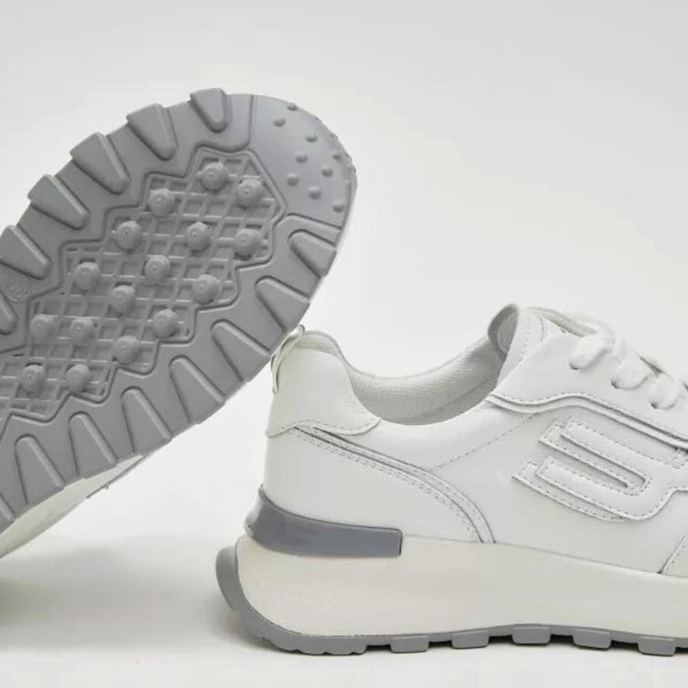 Women’s White Leather Sneakers Lonza 185636 - Stylish & Comfortable