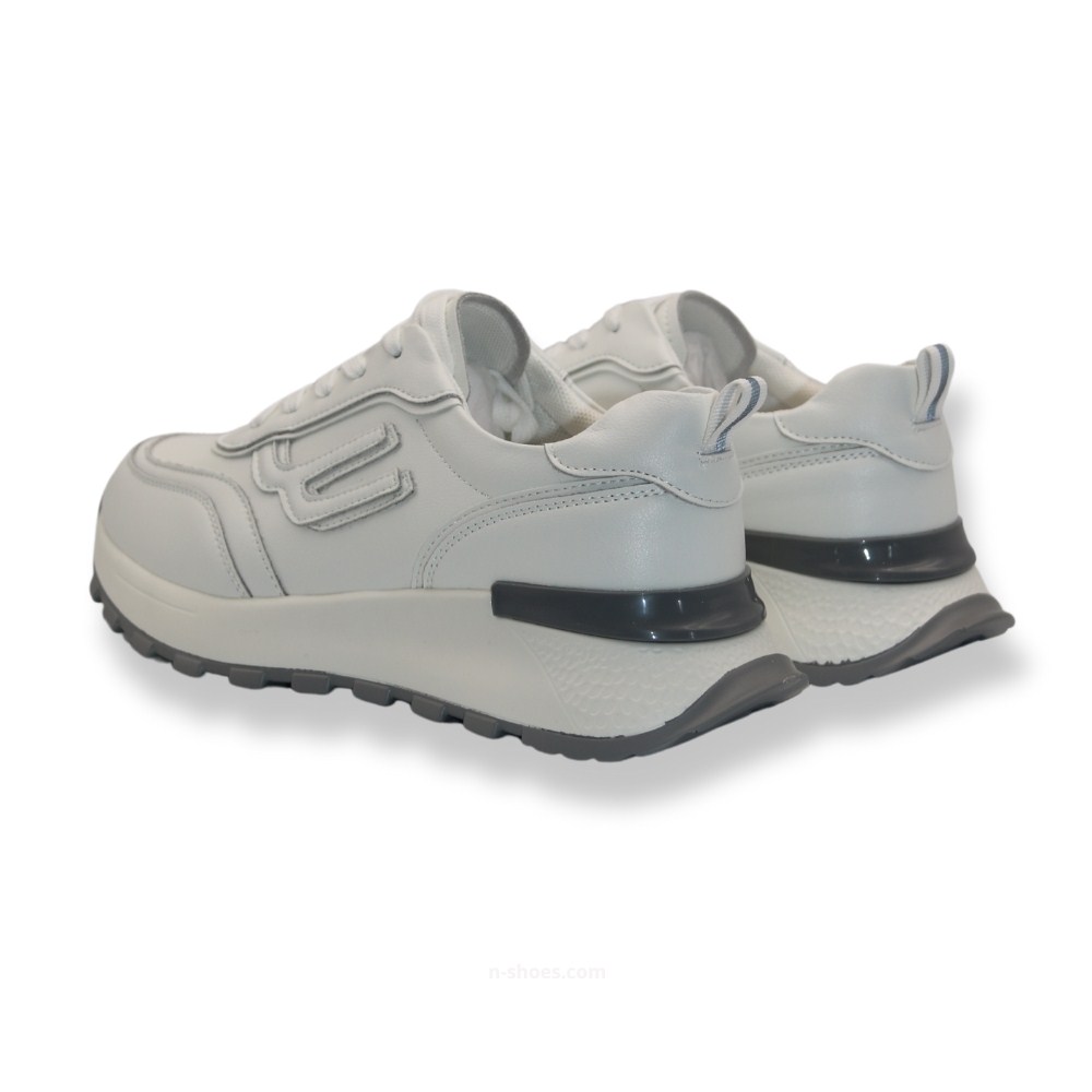 Women’s White Leather Sneakers Lonza 185636 - Stylish & Comfortable