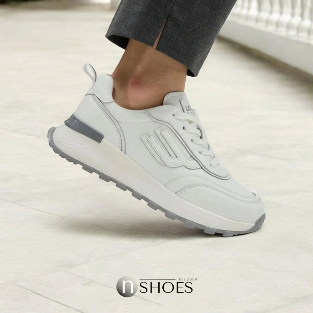 Women’s White Leather Sneakers Lonza 185636 - Stylish & Comfortable