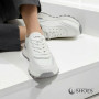 Women’s White Leather Sneakers Lonza 185636 - Stylish & Comfortable