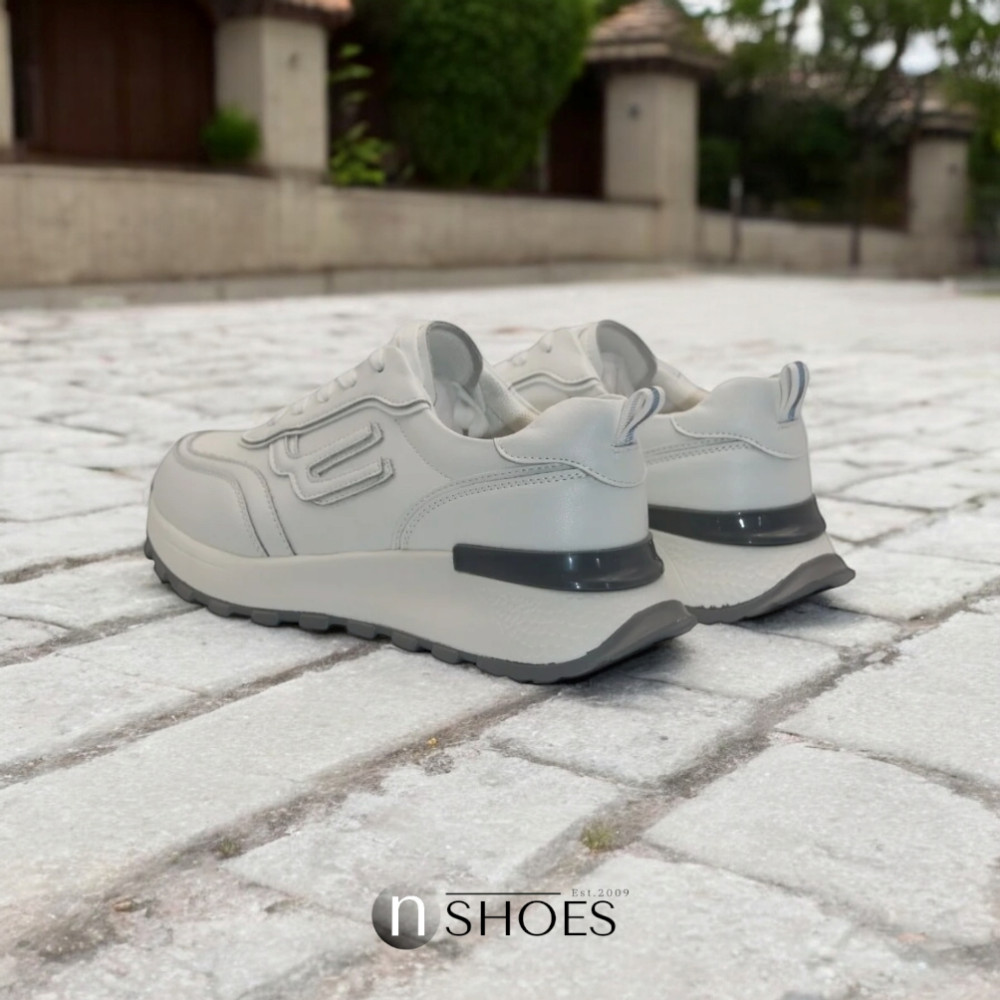 Women’s White Leather Sneakers Lonza 185636 - Stylish & Comfortable