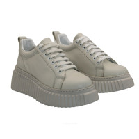 Жіночі бежеві шкіряні кросівки на танкетці La Pinta 6021 0774-akl100d-1 5586 з натуральної шкіри від турецького виробника.