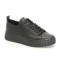 Women's black leather sneakers Simen 6866a floter czarny 5591 demi-season made of genuine leather from a Polish factory