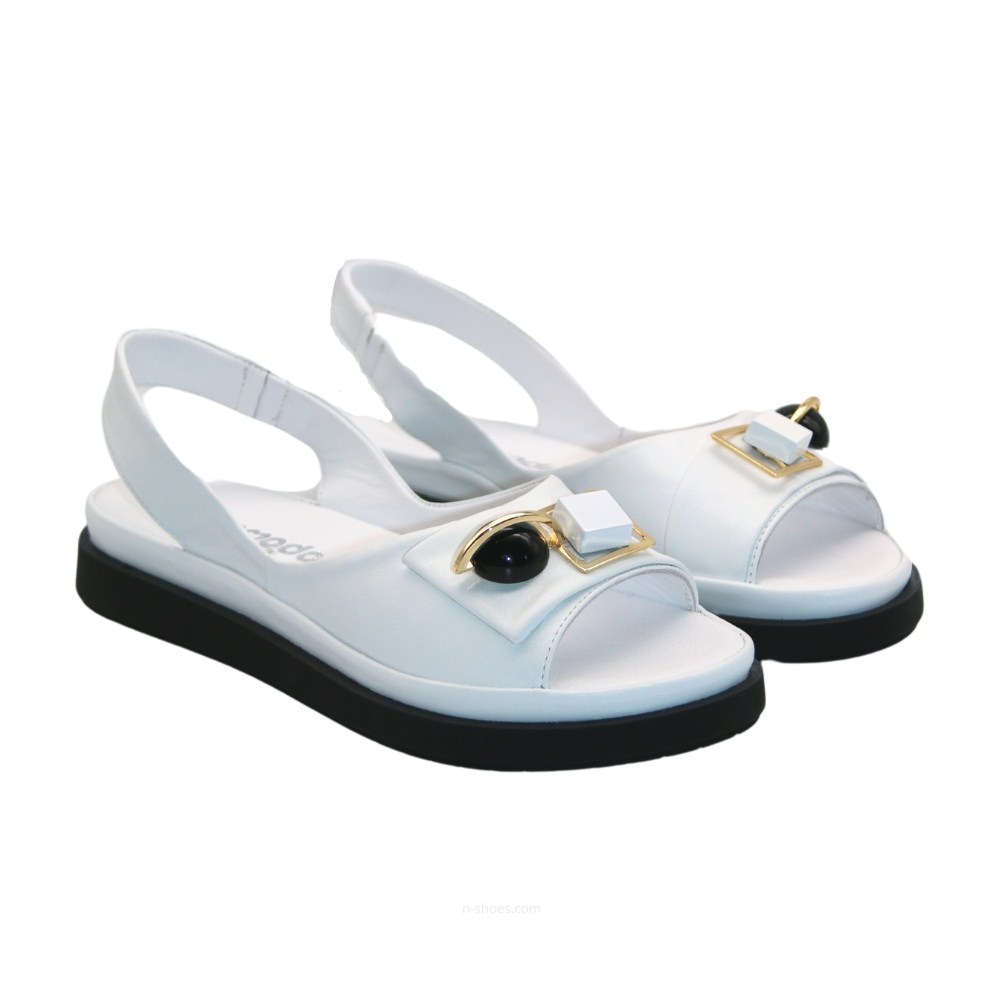 Женские кожаные босоножки Evromoda (Турция) модель 5602