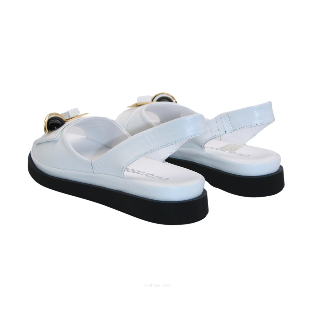 Женские кожаные босоножки Evromoda (Турция) модель 5602