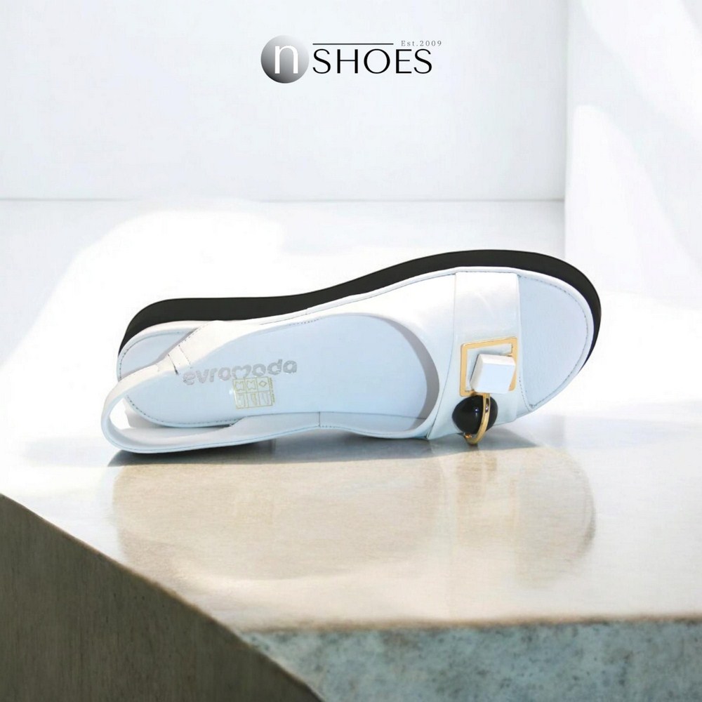 Женские кожаные босоножки Evromoda (Турция) модель 5602