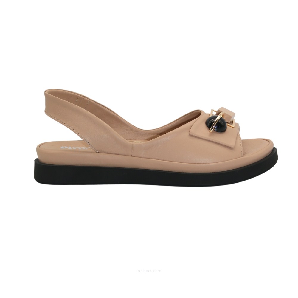 Женские кожаные босоножки Evromoda (Турция) модель 5603