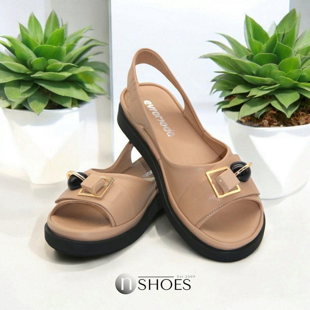 Женские кожаные босоножки Evromoda (Турция) модель 5603