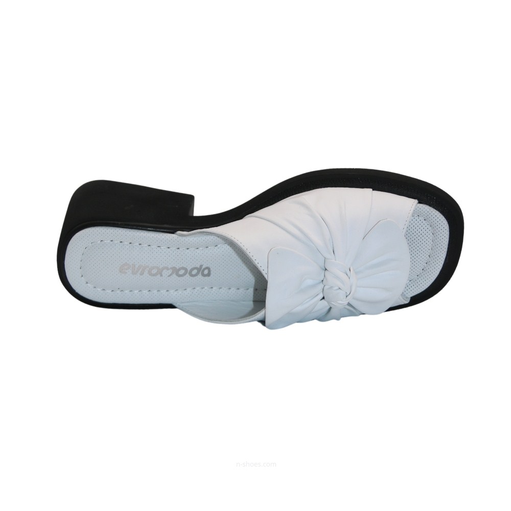 Женские кожаные сабо Evromoda (Турция) модель 5604