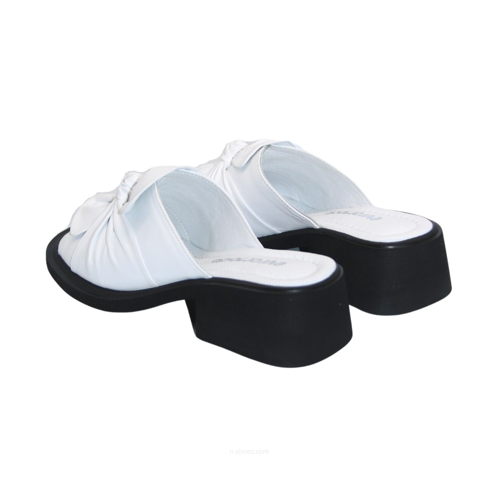 Женские кожаные сабо Evromoda (Турция) модель 5604