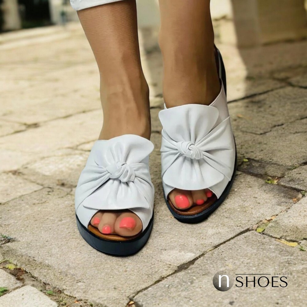 Женские кожаные сабо Evromoda (Турция) модель 5604