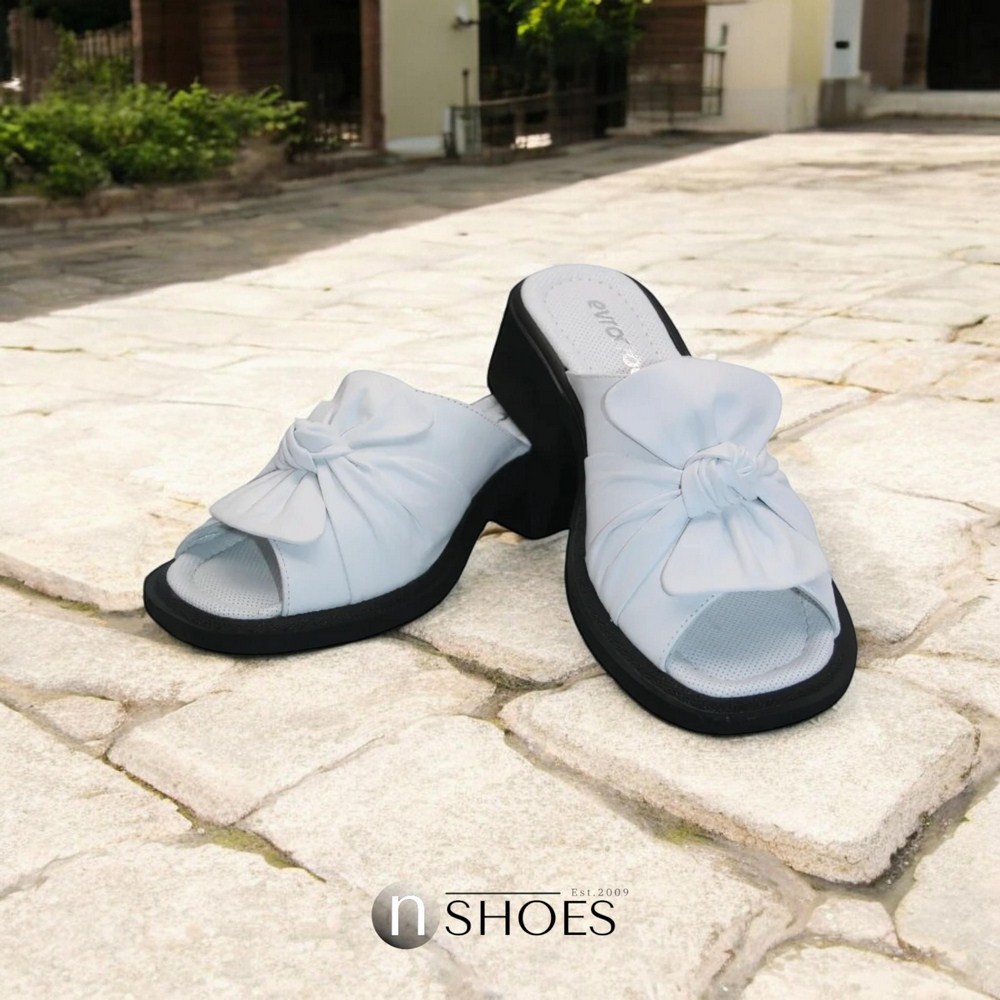 Женские кожаные сабо Evromoda (Турция) модель 5604