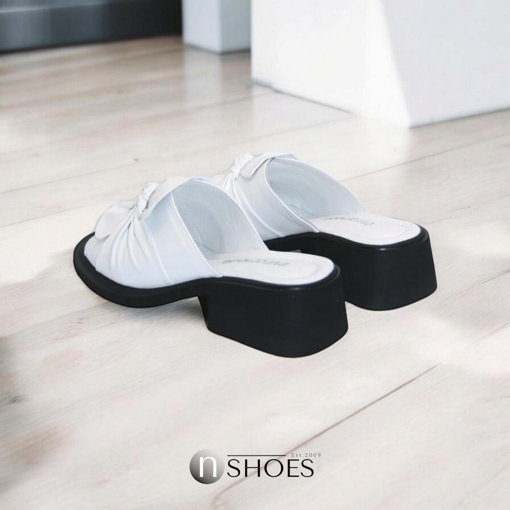 Женские кожаные сабо Evromoda (Турция) модель 5604