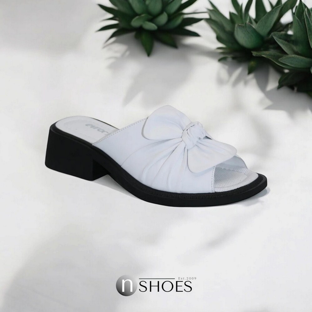 Женские кожаные сабо Evromoda (Турция) модель 5604