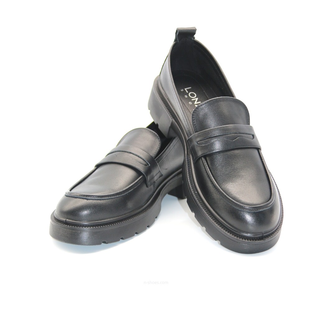 Women's leather loafers shoes Lonza model 5606