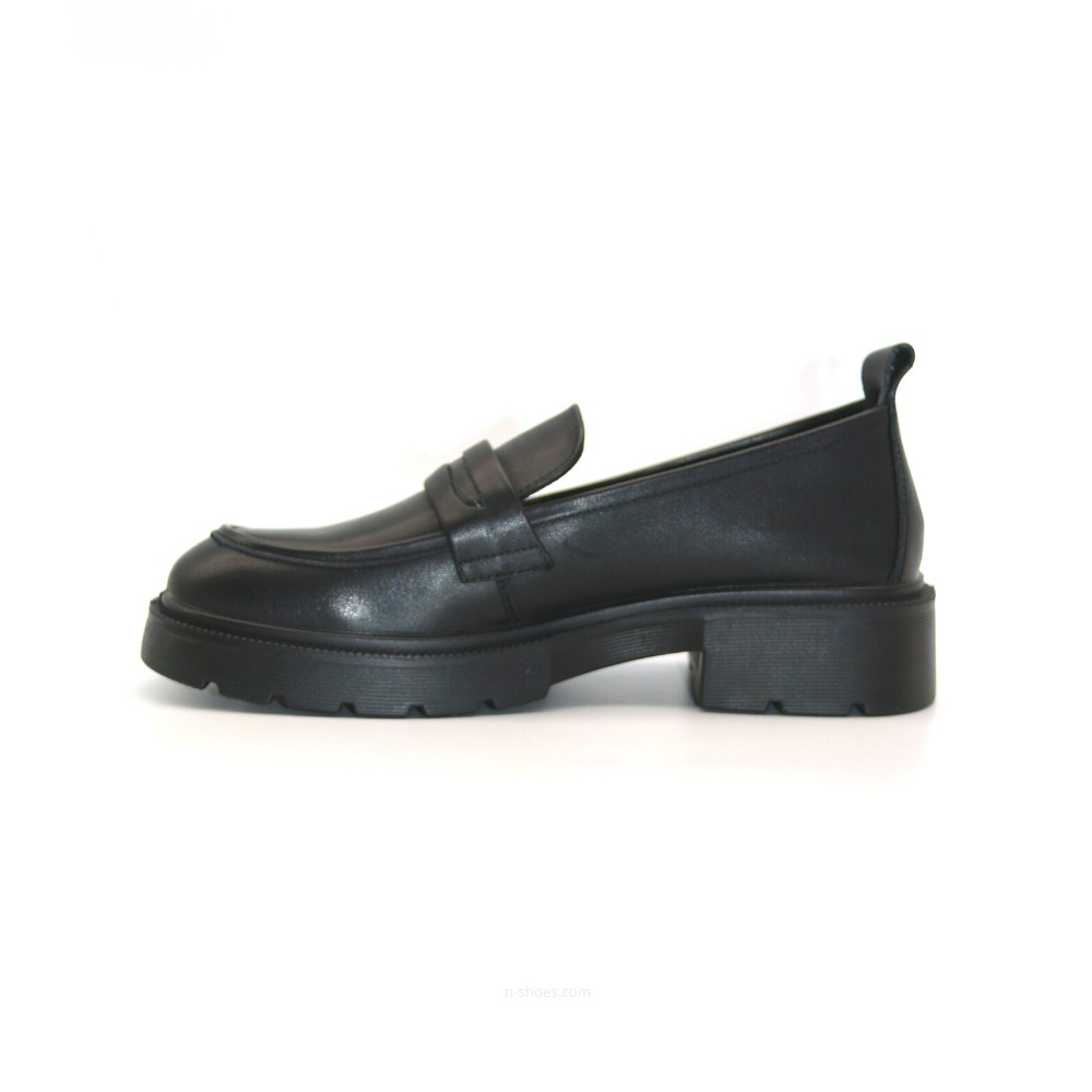 Women's leather loafers shoes Lonza model 5606