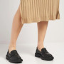 Women's leather loafers shoes Lonza model 5606