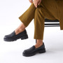Women's leather loafers shoes Lonza model 5606