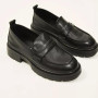 Women's leather loafers shoes Lonza model 5606