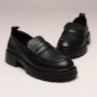 Women's leather loafers shoes Lonza model 5606