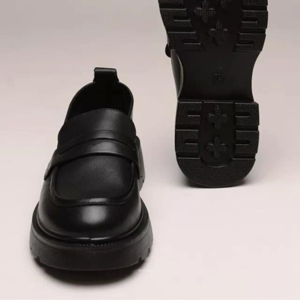 Women's leather loafers shoes Lonza model 5606