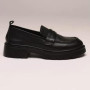 Women's leather loafers shoes Lonza model 5606