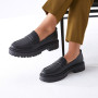 Women's leather loafers shoes Lonza model 5606
