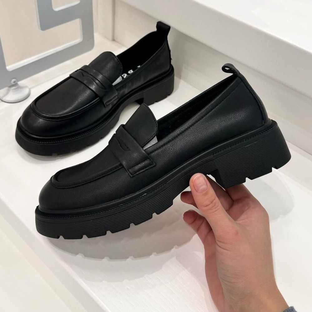 Women's leather loafers shoes Lonza model 5606