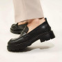 Women's leather loafers shoes Lonza model 5606