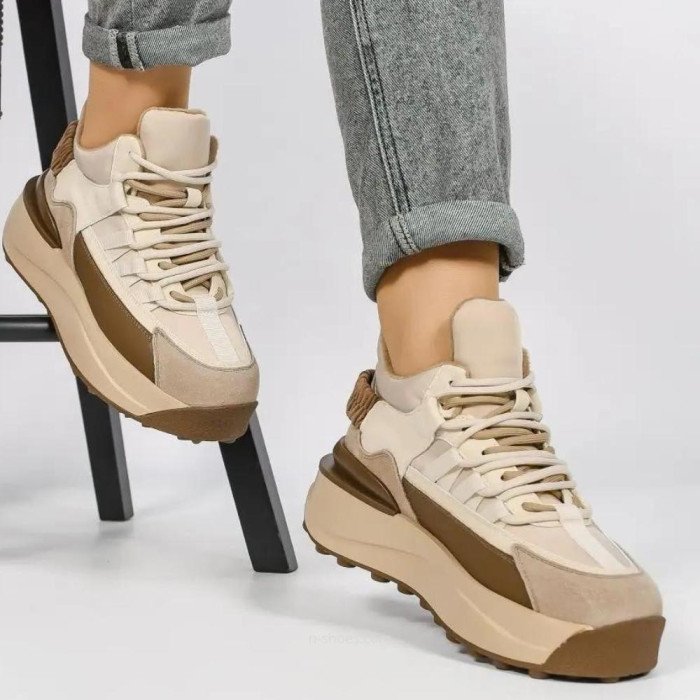 Women's leather sneakers Lonza model 5607
