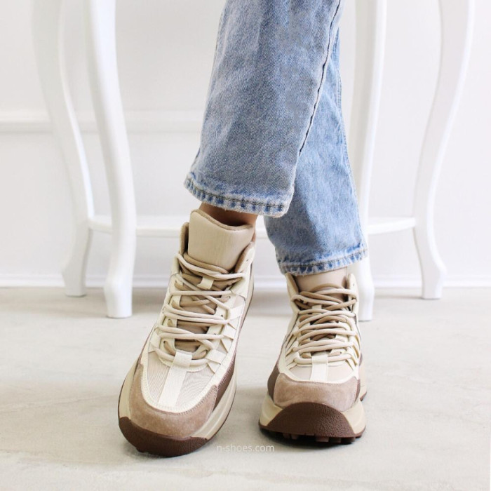 Women's leather sneakers Lonza model 5607