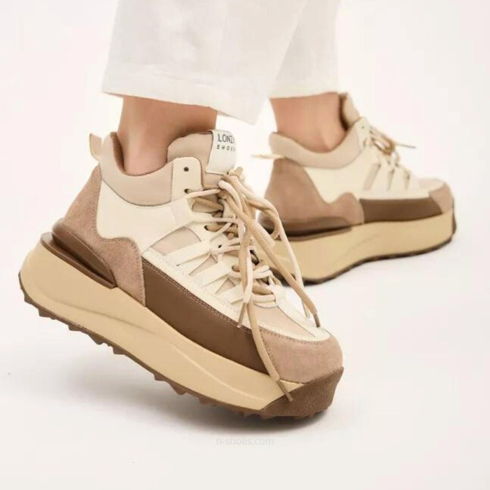 Women's leather sneakers Lonza model 5607