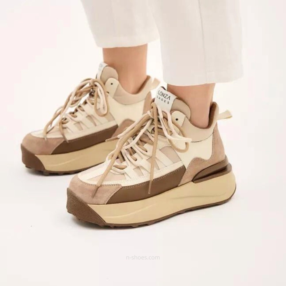 Жіночі шкіряні кросівки Lonza модель 5607