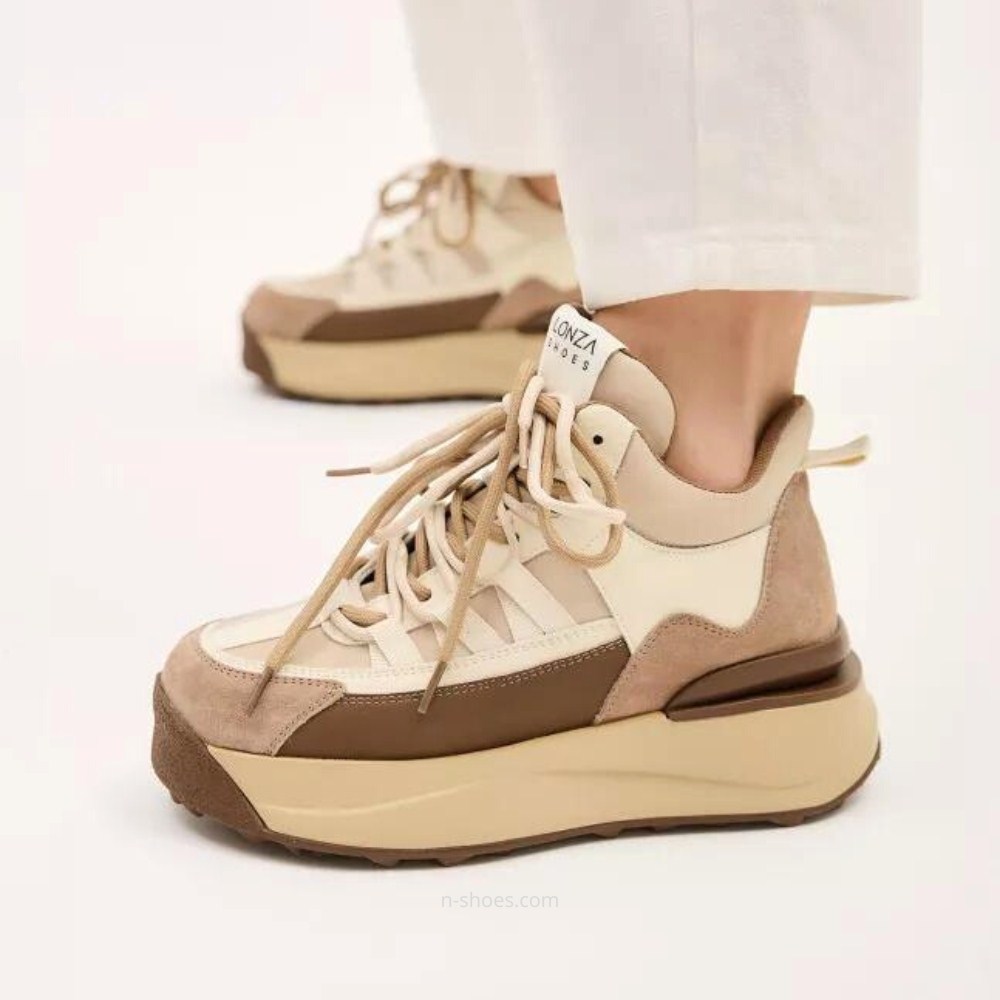 Жіночі шкіряні кросівки Lonza модель 5607