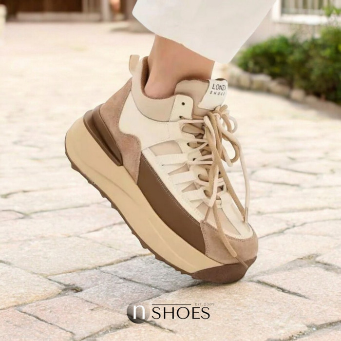 Women's leather sneakers Lonza model 5607