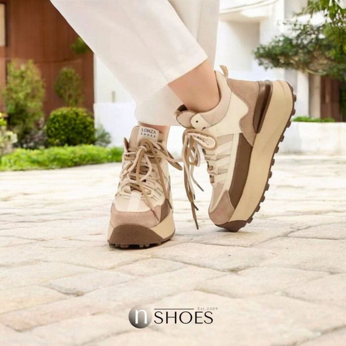 Women's leather sneakers Lonza model 5607