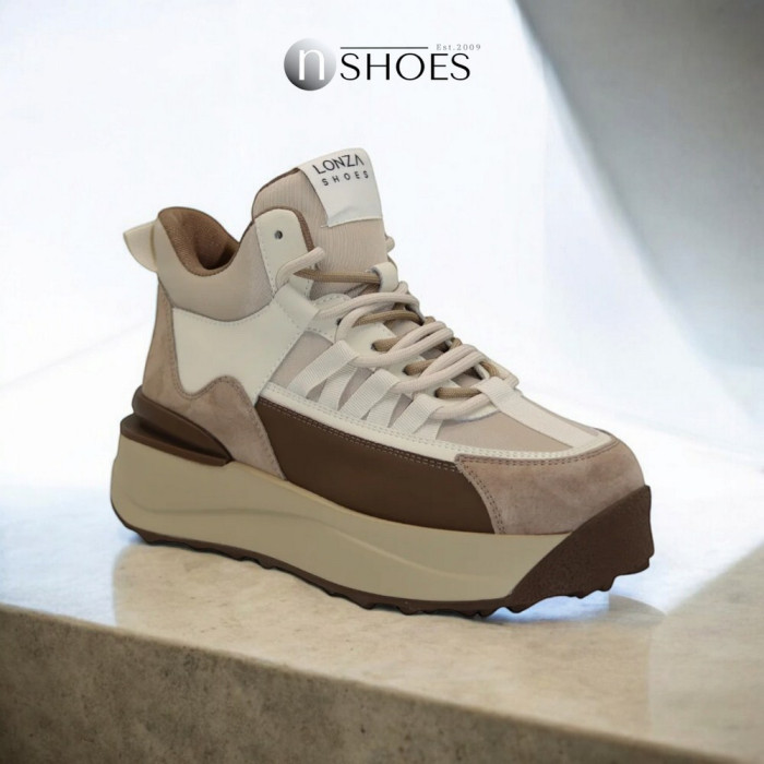 Women's leather sneakers Lonza model 5607