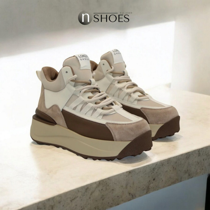 Women's leather sneakers Lonza model 5607