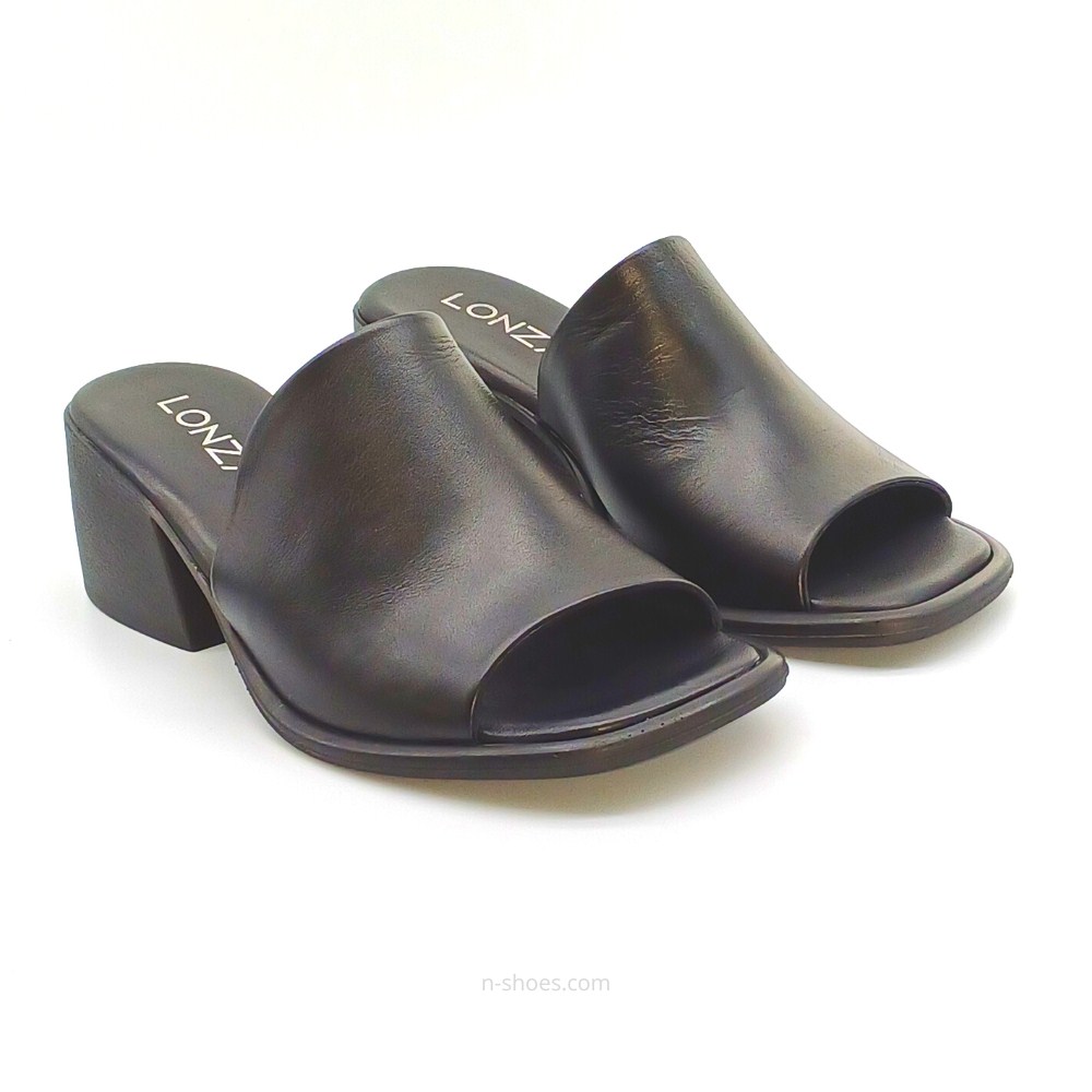 Жіночі шкіряні сабо на підборах Fabio Monelli модель 5614