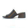 Жіночі шкіряні сабо на підборах Fabio Monelli модель 5614