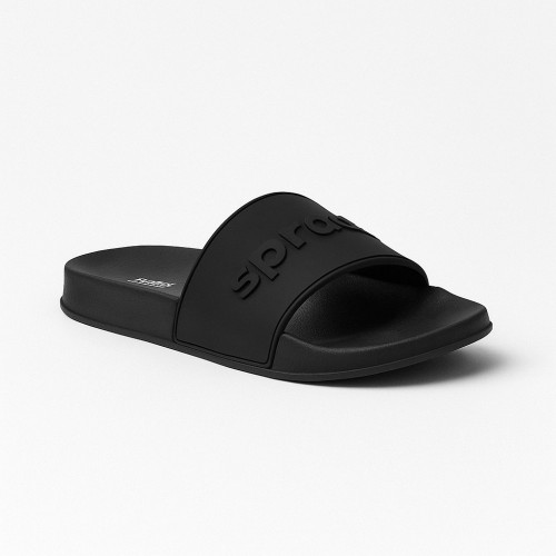 Black rubber slippers Sprandi Watercrumb WO-865695 5615