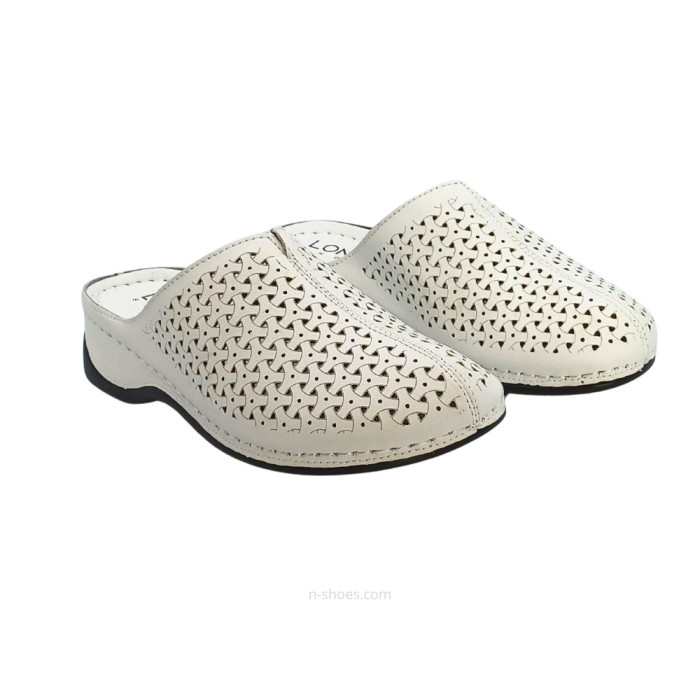 Женские кожаные шлёпанцы Lonza модель 5618
