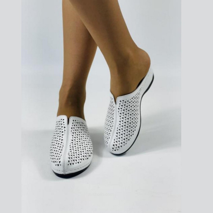 Женские кожаные шлёпанцы Lonza модель 5618