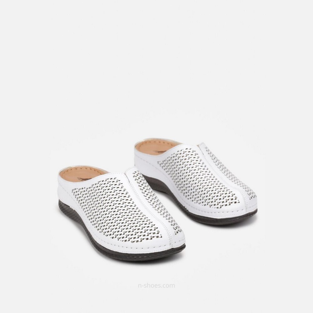 Жіночі шкіряні шльопанці Lonza модель 5618