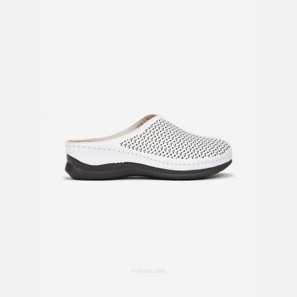 Жіночі шкіряні шльопанці Lonza модель 5618