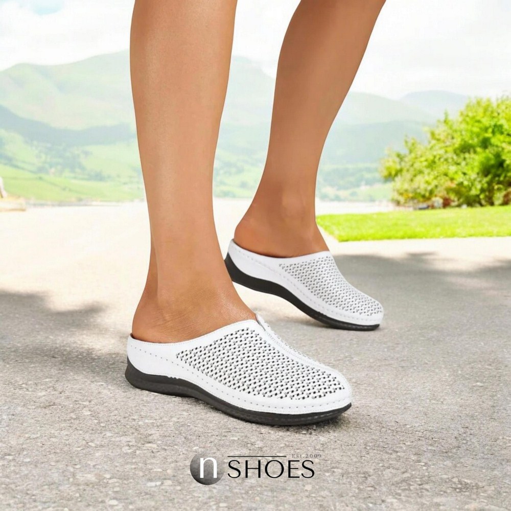 Жіночі шкіряні шльопанці Lonza модель 5618