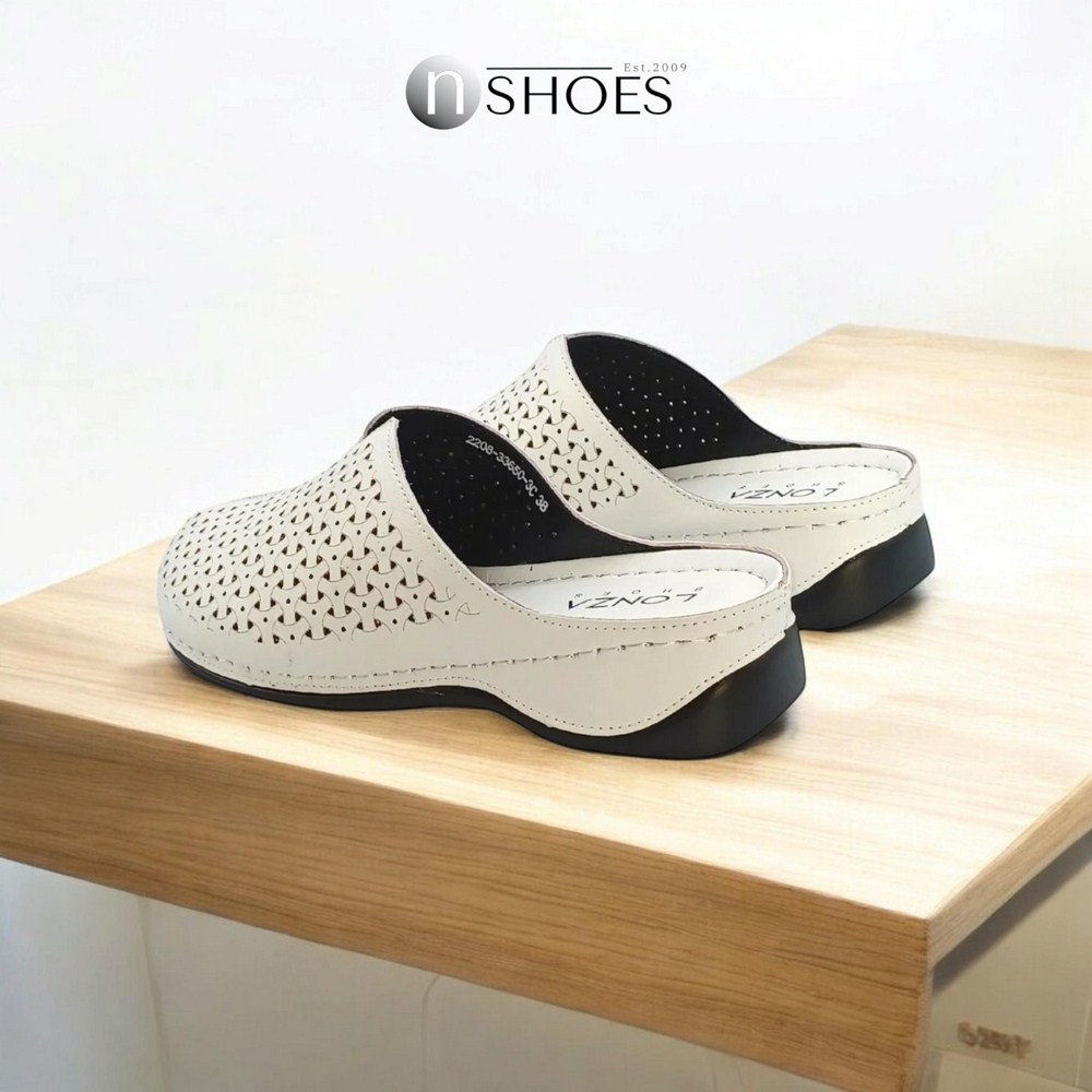 Жіночі шкіряні шльопанці Lonza модель 5618