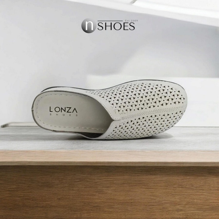 Женские кожаные шлёпанцы Lonza модель 5618