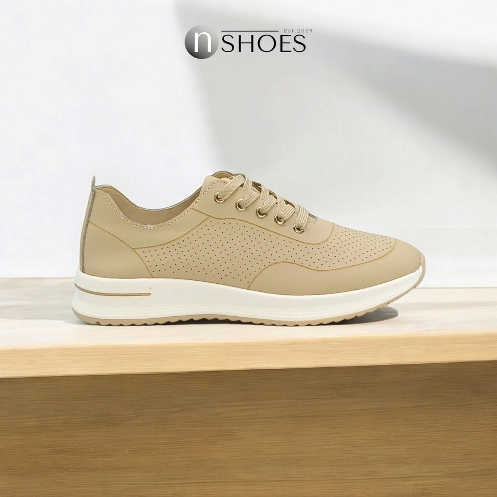 Женские кожаные мокасины с перфорацией Lonza 184348 модель 5626